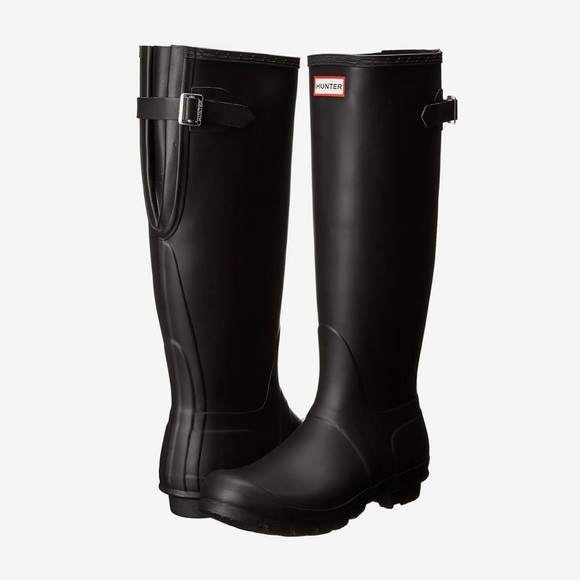 !! SOLD !! Adjustable-Back Hunter Boots - Picture 1 of 3